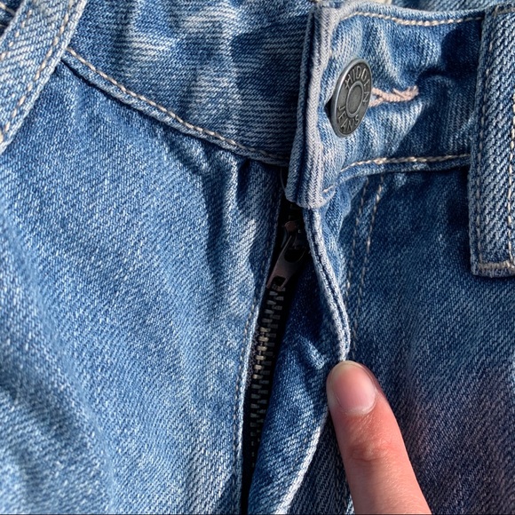 Hidden Jeans Raw Hem Distressed Patchwork Jeans - Picture 14 of 16